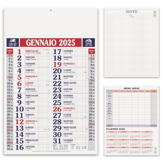 Immagine di Calendario Quadrettato PA610